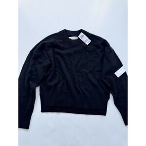 Abercrombie and Fitch women's Cashmere Crew Sweater sz XS 100% cashmere Black